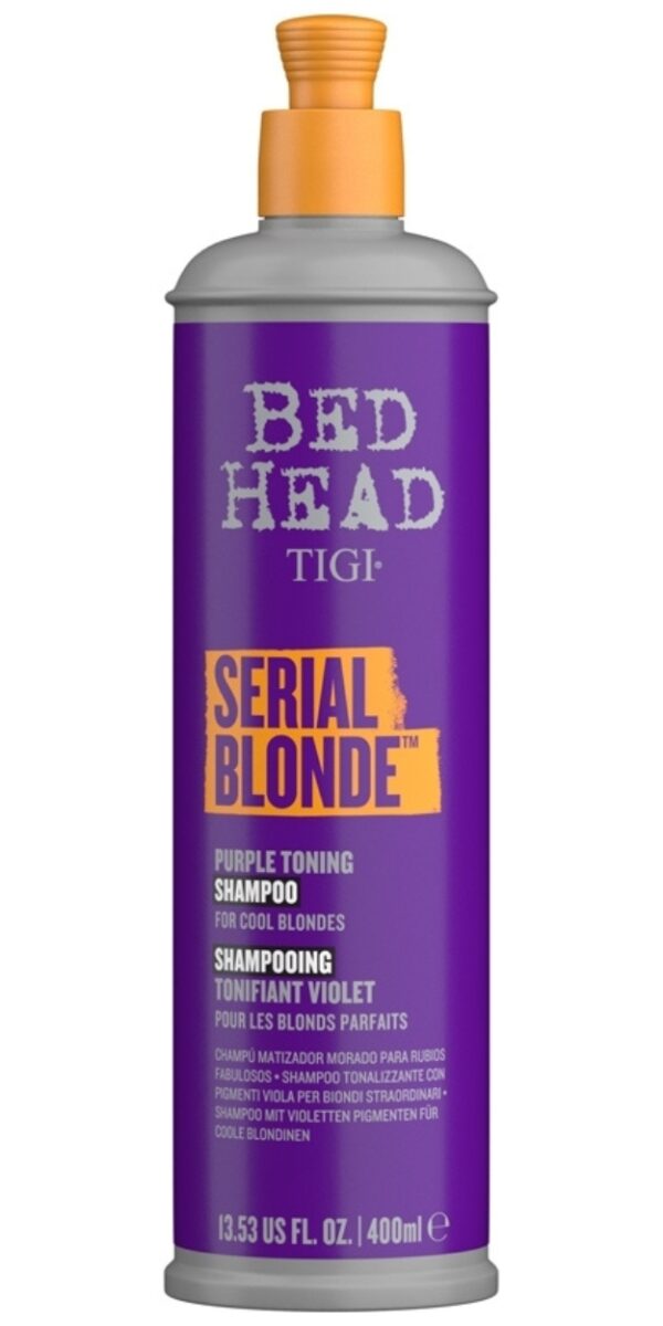 TIGI Bed Head Serial Blonde Purple Toning Shampoo 400 ml New ŠAMPŪNI