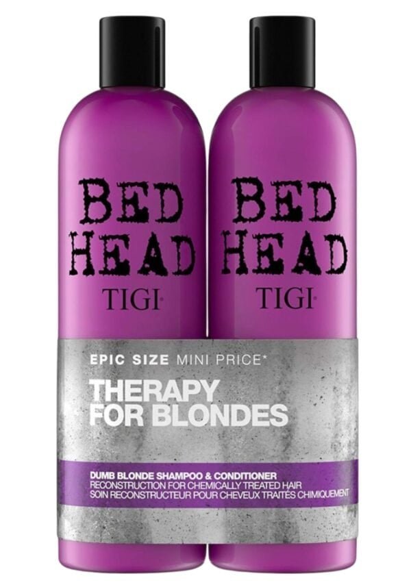 TIGI Bed Head Dumb Blonde Tweens Sh 750 + Cond 750 ml KOMPLEKTI