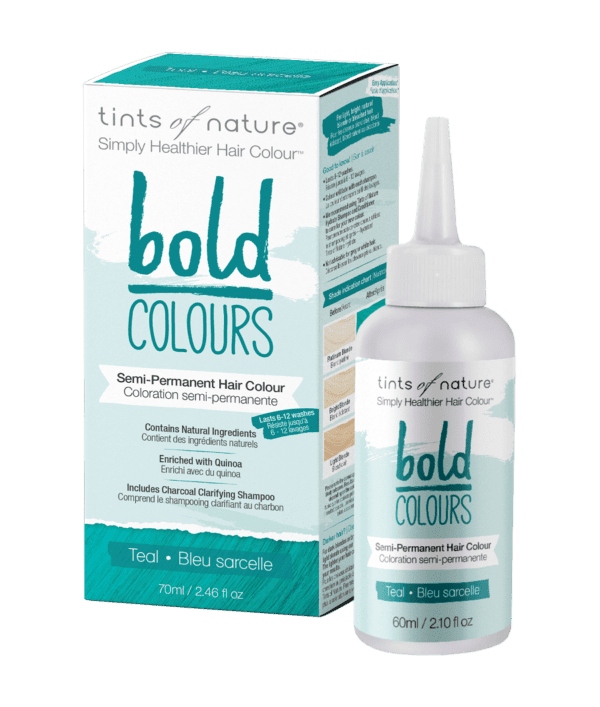 TINTS OF NATURE Bold Colours Teal 70 ml * DAĻĒJI PERMANENTĀS KRĀSAS