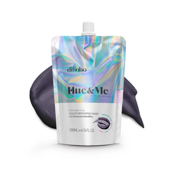 DIFIABA Hue&Me Moonlight Gray Color Depositing Mask 200 ml EFEKTA KRĀSAS