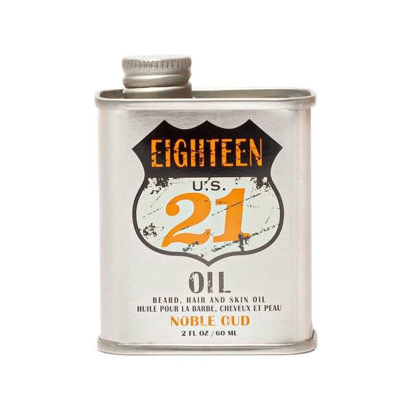 18.21 MAN MADE Beard, Hair & Skin Oil Noble Oud 60 ml EĻĻAS UN SERUMI