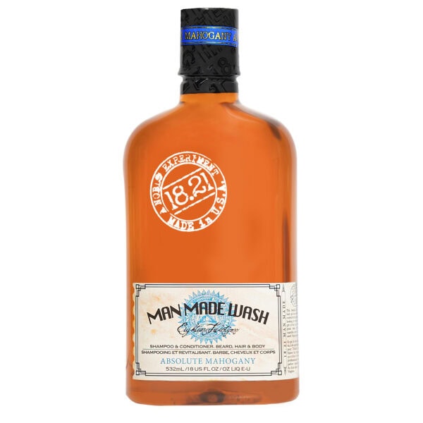 18.21 MAN MADE Wash Absolute Mahogany 532 ml DUŠAS ŽELEJAS UN ZIEPES