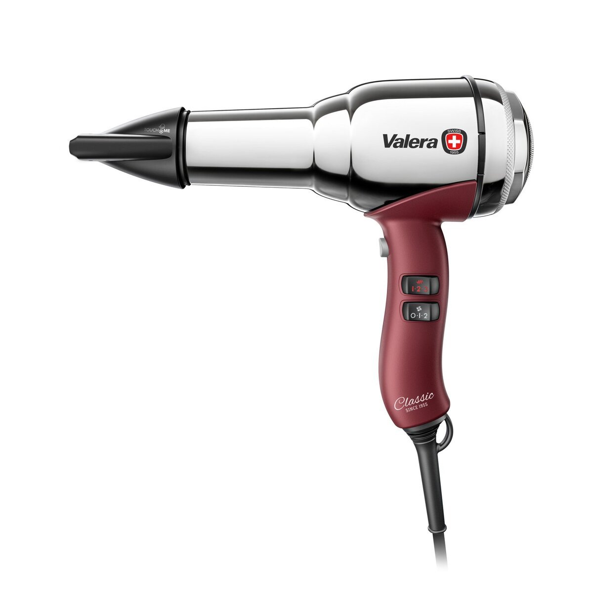 VALERA Classic 1955 Professional Steel Hair Dryer Burgundy/Chrome MATU FĒNI 2 VALERA Classic 1955 Professional Steel Hair Dryer Burgundy/Chrome MATU FĒNI