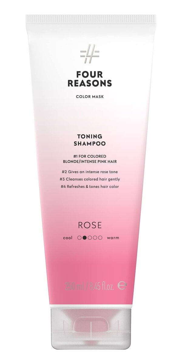 FOUR REASONS Color Mask Toning Shampoo Rose 250 ml
