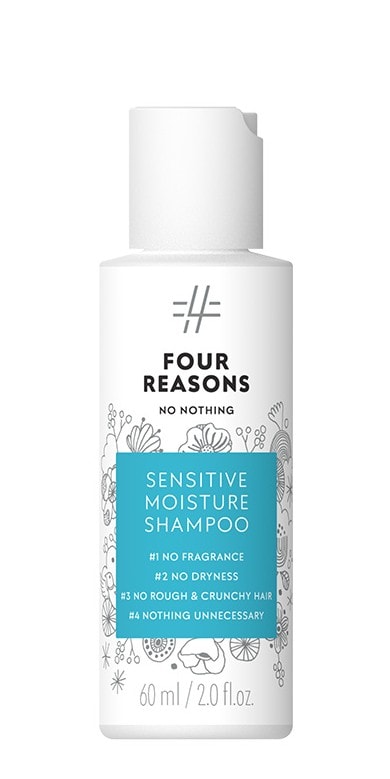 FOUR REASONS No Nothing Sensitive Moisture Shampoo Travel Size 60 ml