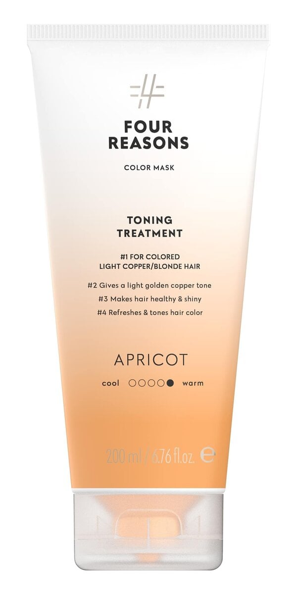 FOUR REASONS Color Mask Toning Treatment Apricot 200 ml