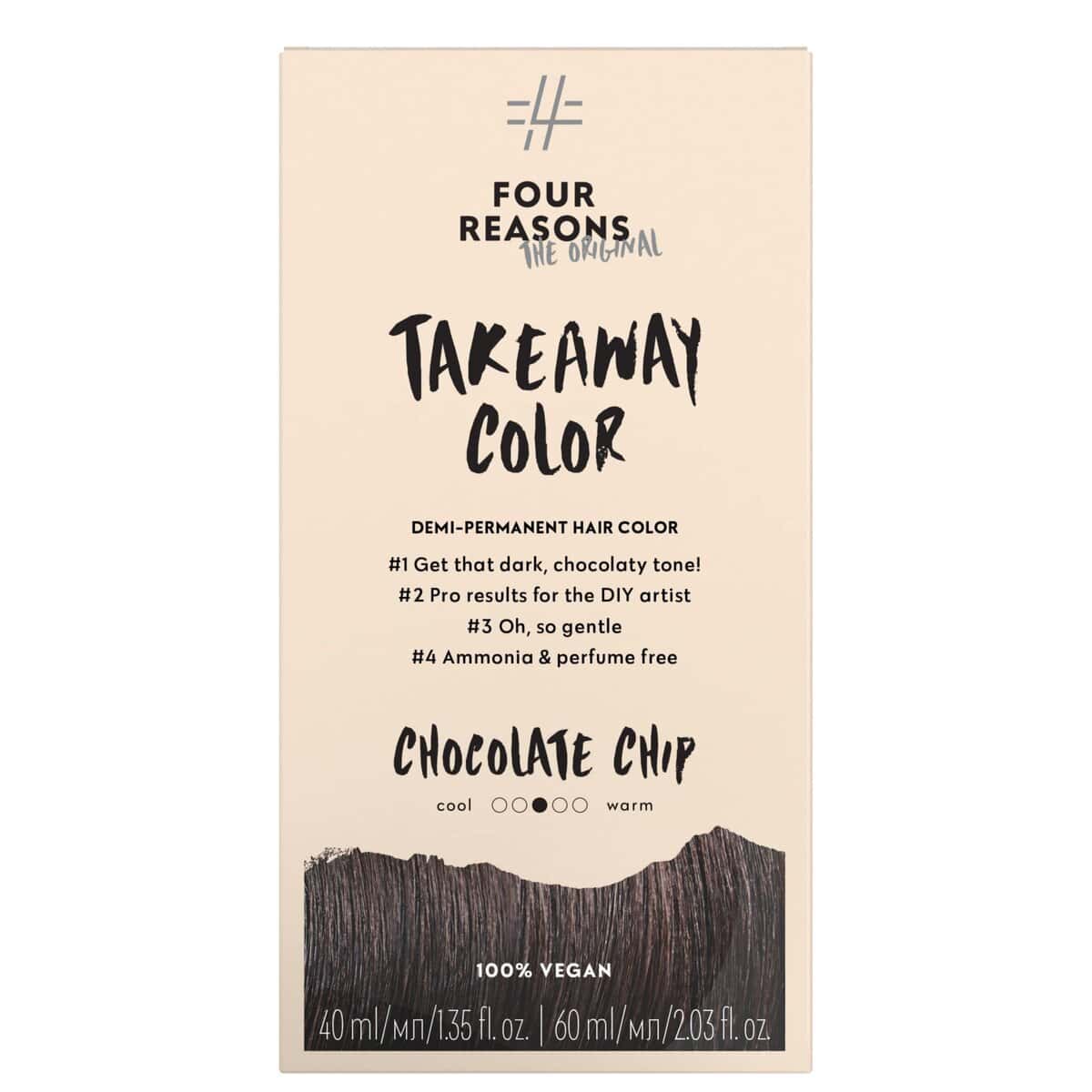 FOUR REASONS Original Takeaway Demi-Permanent Color 4.7 Chocolate Chip 100 ml