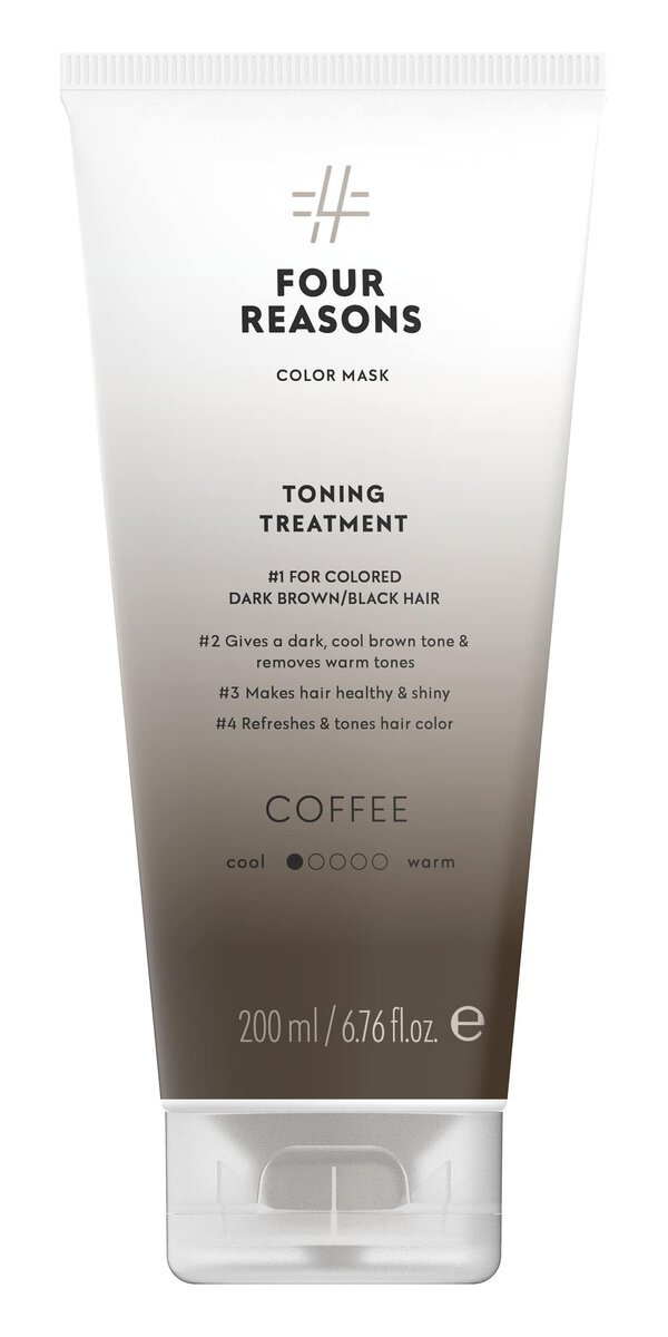 FOUR REASONS Color Mask Toning Treatment Coffee 200 ml