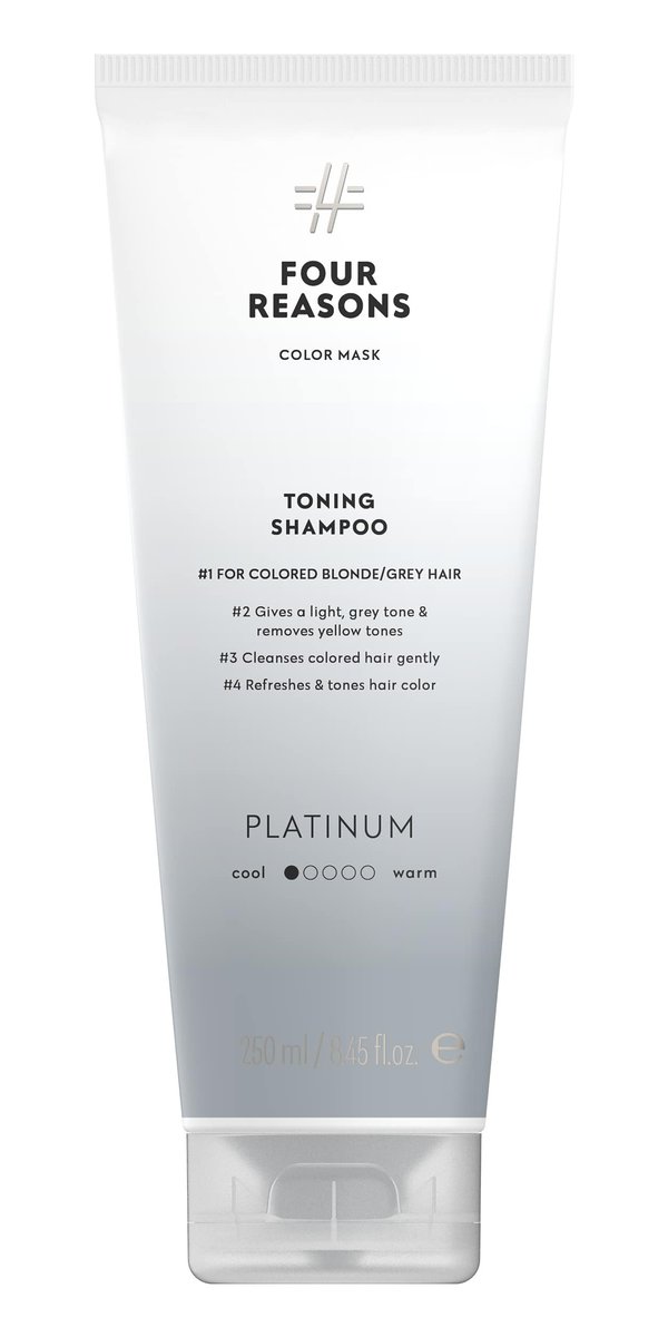 FOUR REASONS Color Mask Toning Shampoo Platinum 250 ml