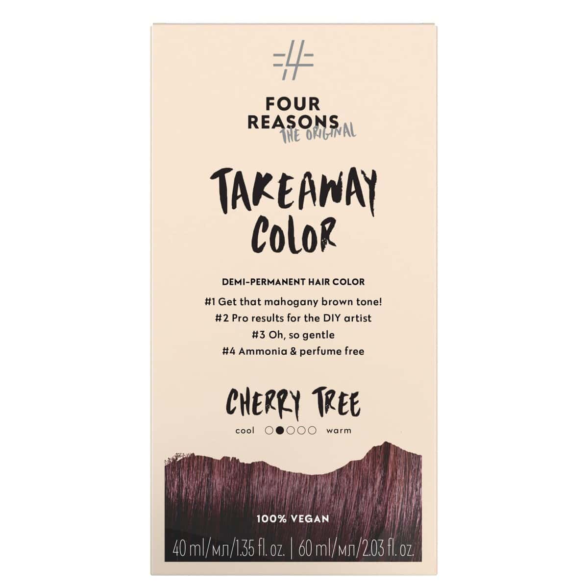 FOUR REASONS Original Takeaway Demi-Permanent Color 5.52 Cherry Tree 100 ml